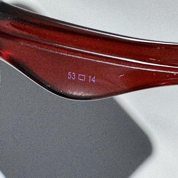 GUCCI Eyeglasses GG 3568 WH3 Optyl Italy Merlot Red Black Frame 53-14-140 main image 6